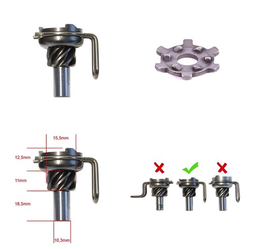 Kickstarter ritzel feder - ritzel, &